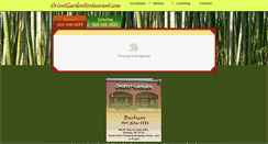 Desktop Screenshot of orientgardenrestaurant.com